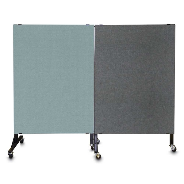 Enclosed Corkboard, 1 Door, 72"x48", 4" Fra